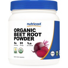 nutricost 甜菜根粉, 1個, 454g