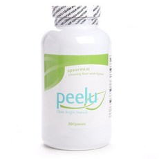 Peelu 口香糖木糖醇, Spearmint, 300顆