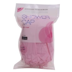 siris 浴帽毛圈內襯乙烯基, 1個, 粉色