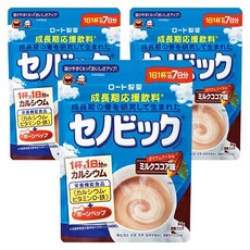 ROHTO 樂敦促進成長牛奶可可風味飲, 84g, 3個, 1入