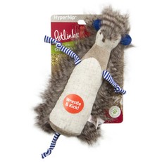 Petlinks Safari Happynip皺褶踢踢樂狐獴貓咪玩具, 1個, 混色