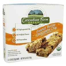 Cascadian Farms Granola Bar 花生醬巧克力片, 8件, 22克
