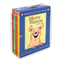 (英文圖書)Mercy Watson Boxed Set: Adventures of a Porcine Wonder: Books 1-6 Boxed Set, Candlewick Press (MA), 英文, 盒裝套書