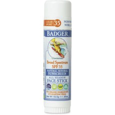 BADGER 礦物防曬霜 無香型 SPF 35, 1瓶, 18.4g