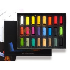 魯本斯藝術家級手工軟性色粉筆標準色-24/36/48/72色, 24色(126003001)