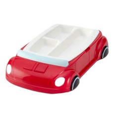 Hashy 音樂午餐盤, 1個, 車紅