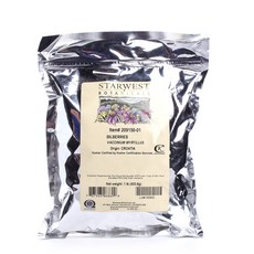 Starwest Botanicals 黑果越橘, 1個, 453.6克