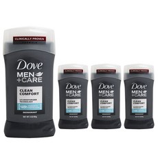 Dove 多芬 Men Care男士體香膏 潔淨舒適, 4個, 85克