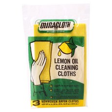 Miracloth 檸檬油清潔布濕巾 48.26 x 40.64cm, 3片