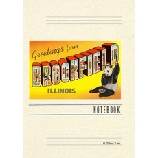 (英文圖書) Vintage Lined Notebook Greetings from Brookfield Illinois 平裝版, Found Image Press, 英文