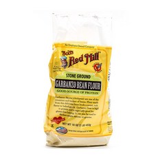 Bob's Red Mill 石磨鷹嘴豆粉 無麩質, 1個, 453g