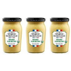 BORNIER 芥末醬, 3個, 210克