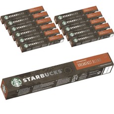 STARBUCKS 星巴克 Nespresso咖啡膠囊 早餐綜合, 12個, 10片