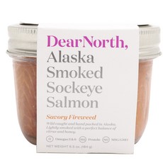DearNorth 阿拉斯加煙燻鮭魚罐頭, 1入, 184g