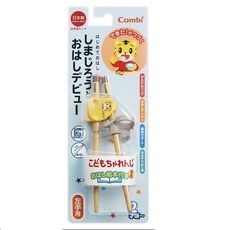 Combi 巧虎三階段檜木學習筷 (日本製), 左手, 1個