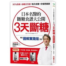 《3天斷糖圖解實踐版》, 采實文化, 西脇俊二