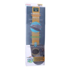 EARTH THERAPEUTICS Circuflow 命令吸收足弓支撐鞋墊鞋墊 XL, 1個