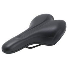 超柔軟運動自行車坐墊, 1個, 黑色