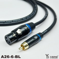 YC SOUND 新款專業用XLR轉RCA彎頭 公對公 RCA彎頭L型 蓮花梅花頭 AV線 音源線, 藍色,單條 10m