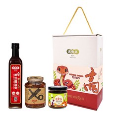 高慶泉 蛇我其誰3入禮盒-黑豆醬油膏(公司直售)