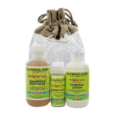 CALIFORNIA BABY 加州寶寶 Therapeutic Relief洗髮&沐浴露+泡泡入浴劑+潤膚乳液 3件組, 1組
