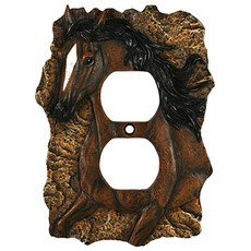 Rivers Edge New Horse Receptacle插座蓋, 1個