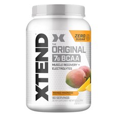 Xtend Original 7G BCAA支鏈胺基酸粉 瘋狂芒果口味, 1罐, 1.22kg