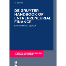 (英文圖書) de Gruyter Handbook of Entrepreneurial Finance 精裝版, 英文