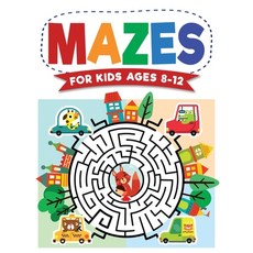 Mazes For Kids Ages 8-12: Maze Activity Book - 8-10 9-12 10-12 year olds - Workbook for Children w... 精裝版, Kids Activity Publishing, 英文