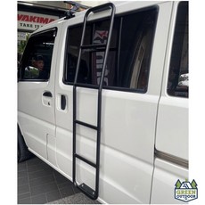 綠色工場 菱利 A180 Veryca 專用車邊側梯 廂型車改裝貨架樓梯 助爬梯, 黑色, 1個