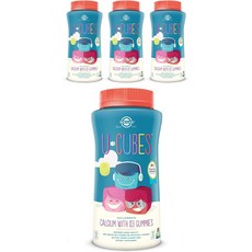 SOLGAR U Cubes兒童鈣D3軟糖, 4罐, 120顆