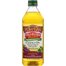 Pompeian 特級優質菜籽油 特級初榨橄欖油 葡萄籽油混合物, 1個, 710ml