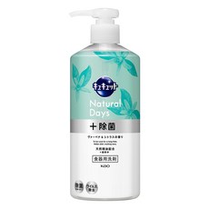 Kao 花王 Cucute 珂珂透 Natural Days按壓式洗碗精 柑橘馬鞭草香, 1瓶, 480ml