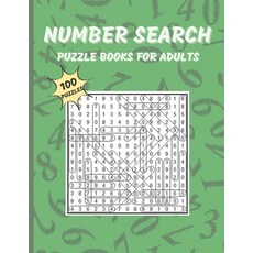 Number Search Puzzle Book for Adults: 100 Numbers Search Books for Seniors and Adults 平裝版, Independently Published, 英文