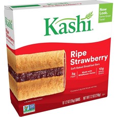 Kashi 草莓餡軟餅乾早餐麥片棒, 6入, 35g