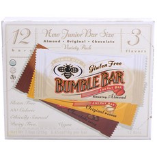 BUMBLE BAR 能量棒, 巧克力脆片+神奇杏仁+原味花生, 12入, 18g