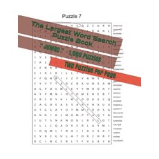The Largest Word Search Puzzle Book: 1 000 Puzzles - JUMBO size LARGE print 平裝版, Independently Published, 英文