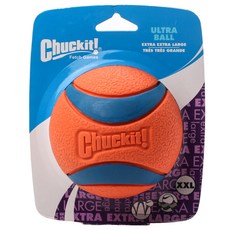 Chuckit 橡膠彈力球犬用玩具XXL, 1個, 混色