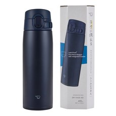 ZOJIRUSHI 象印 一鍵式保溫保冷隨行杯 SMVB95AM, 海洋藍, 0.95L, 1個