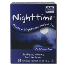 NOW Foods 夜間舒眠草本茶茶包 無咖啡因, 2g, 24包, 1盒