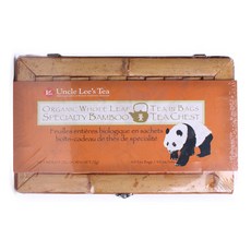 Uncle Lee's Tea 特產竹茶茶包禮盒組 木盒裝, 40件, 1.8克