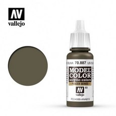 Acrylicos Vallejo 模型漆 AV Model Color 70887 美軍橄欖沙土色, 詳見包裝