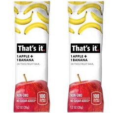THAT'S IT 水果棒 蘋果香蕉口味, 2包, 35g