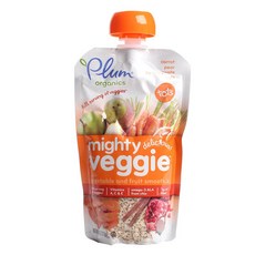 Plum organics Mighty Vegecarat 梨石榴燕麥