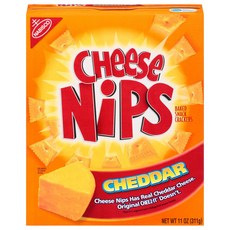 Nabisco Cheese Nibs Baked Snack Crackers 切達干酪, 1個, 311克