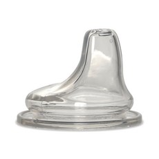 NUK 嬰兒奶瓶矽膠替換頭, 1個, 透明