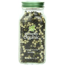 Simply Organic 綜合胡椒粒, 1個, 83克