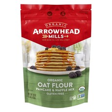Arrowhead Mills 燕麥粉煎餅&華夫餅混合, 1個, 453g