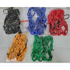 多用途彈力網 車用固定網 機車行李繩 後車廂收納網 彈性綁帶, 綠色, 1個