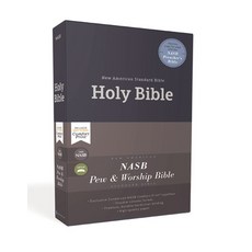 (英文圖書) Nasb Pew and Worship Bible Hardcover Blue 1995 Text Comfort Print 精裝版, Zondervan, 英文